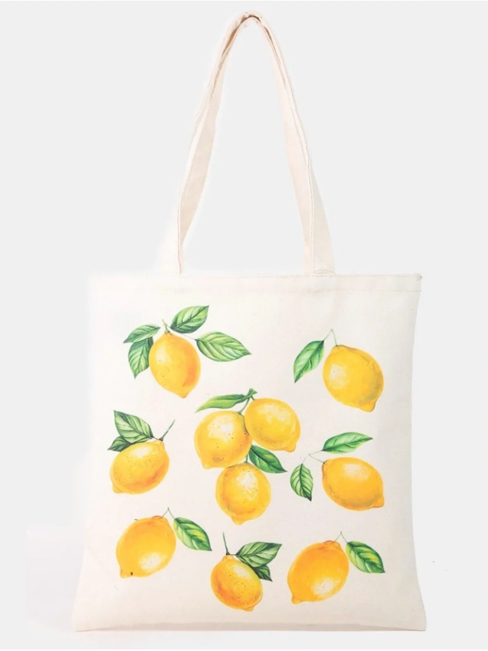 Multi Print Tote Bags with Wildflowers or Lemon Print
